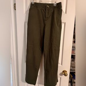 CJ Banks comfort waist olive pants size 22w